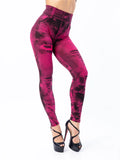 legging jins cintura alta