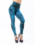 legging jins cintura alta