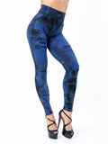 legging jins cintura alta