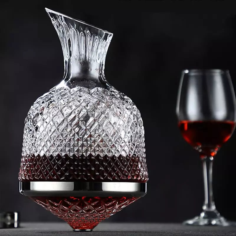 Decanter de Vinho Recipiente de Vidro Cristal Decantador