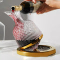 Decanter de Vinho Recipiente de Vidro Cristal Decantador