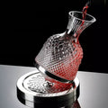 Decanter de Vinho Recipiente de Vidro Cristal Decantador