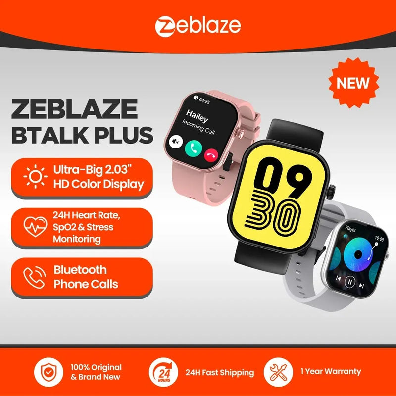 Reloj fitness Zeblaze Btalk Plus con llamadas de voz