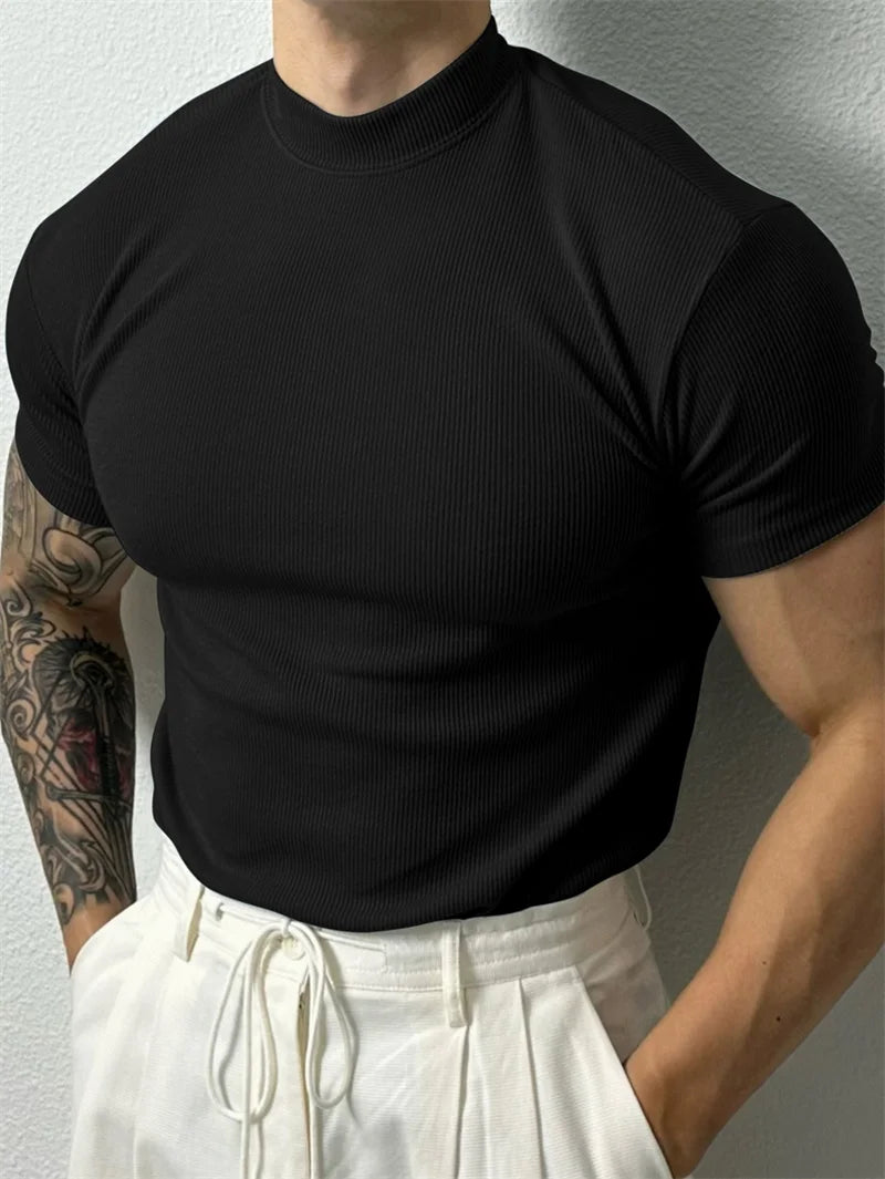 Camiseta de manga corta HOMBRES fitness