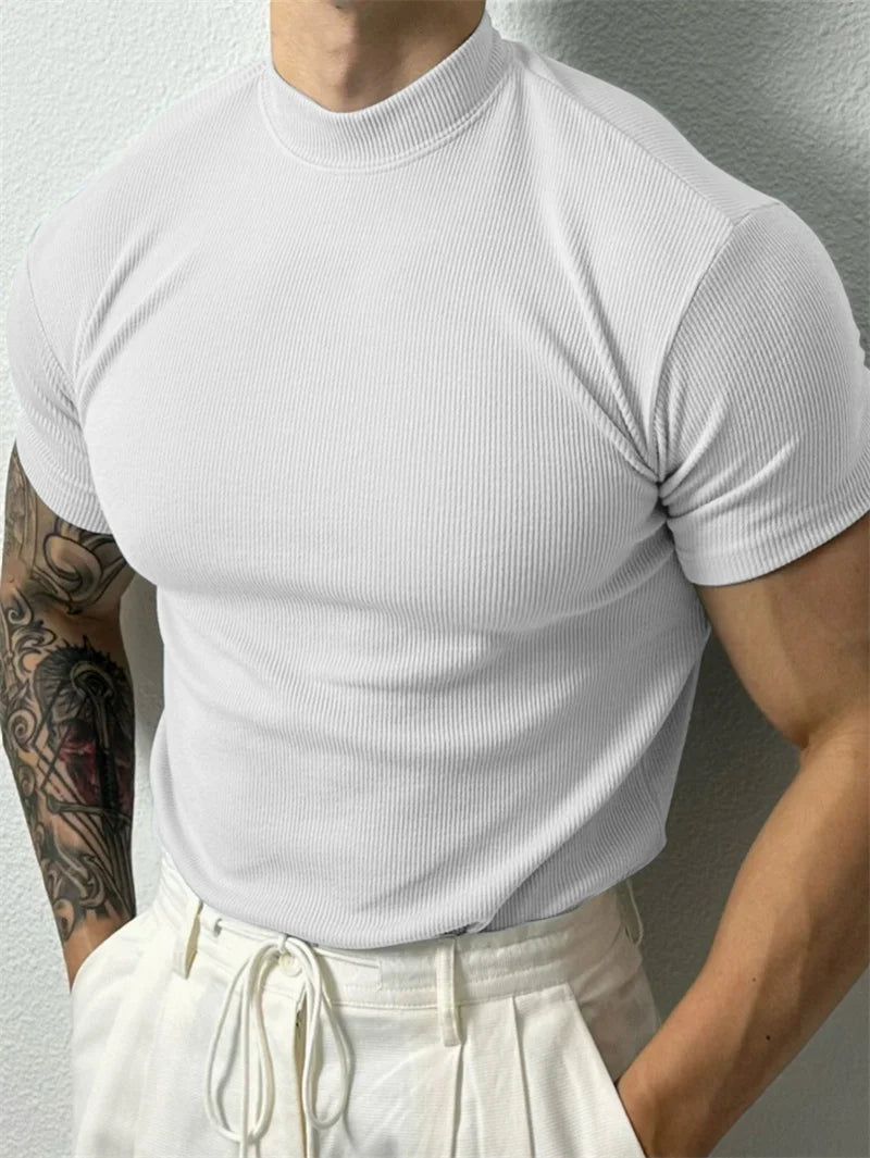 Camiseta de manga corta HOMBRES fitness