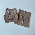 Conjunto fitness x sin costuras para mujer