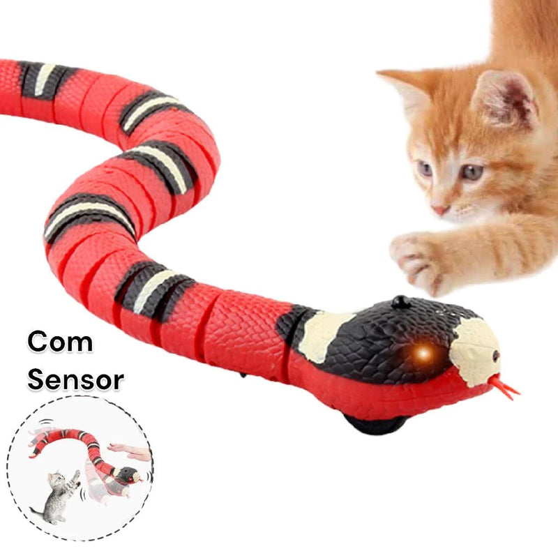 Cobra Inteligente Recarregável Elétrica para gatos